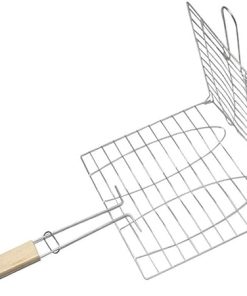 Grill basket,bbq grill rack, Barbecue mesh Clip,Barbecue Clip Stainless Steel Clip Barbecue Tool Accessories Grilled Fish Clip Grilled Meat Clip