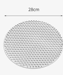 Reusable Barbecue net,BBQ Grill Rack, Long Lasting Carbon Grill Mesh for Cooking Tea Must Have Barbecue Accessory(28CM) 2