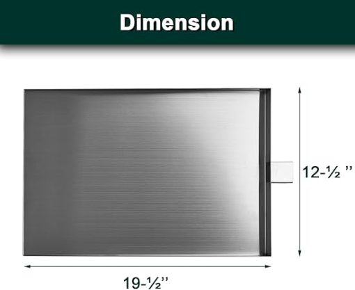 SUB025 Drip Tray Replacement Parts for Traeger Drip Pan Tailgater 20 Junior Elite 20 TFB30KLF BBQ155 BBQ055 TFB29PLB TFB29LZA Bronson 20 TFB29LZB TFB30LZB Grease Tray Pellet Grill Accessories 1 Pcs - Image 2
