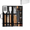 3sets Grill Accessories Set Bbq Grate Lifter Stainless Steel Gripper Camping Tool 3pcs*3 4