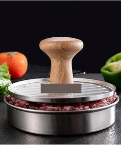 Round Shape Press Manual Non-Stick Making Thin Kitchen Accessories Grill Maker Mould (Color : B) 2