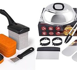 SHINESTAR 12-Piece Griddle Cleaning Kit for Blackstone,Comes with 9-Piece Griddle Accessories Set