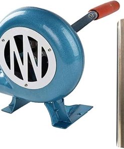 Iron Gear Popcorn Fan Manual Fan - Hand Crank Blacksmith Forge Blower, With Duct Iron Gear Manual BBQ Air Blower, for Camping/Picnic/Outdoor Acativities Grill Accessories, Easy To Carry ( Size : 250W