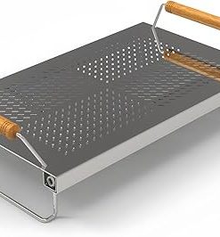 Adjustable Grill Warming Rack for Blackstone Flat Top Griddle 28 inch - Stainless Steel Warming Cooking Rack | Grates Grids Accessories for Weber and Most Flat Top/Table Top Griddle Grills
