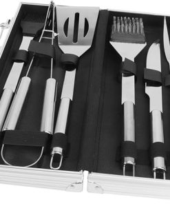 GANAZONO Outdoor Portable Barbecue Tool Set Grill Accessories with Case for Camping Cooking and BBQ Enthusiasts