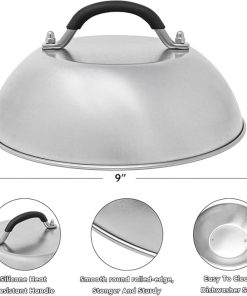 JSEIAJB Barbecue Tool Set Crushed Hamburger Set Hamburger Press Machine Pot Cover Barbecue Spatula Flavor Bottle 2
