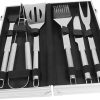 1Set BBQ Grill Tool Heavy Duty Griddle Scraper Utensils Portable Camping Accessories for Outdoor Cooking Present for Barbecue Enthusiasts 3