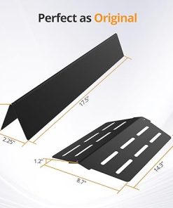 Grill Replacement Parts for Weber Genesis 300 Series – Fits E310/S310 Front-Control – 5-Pack 17.5″ Flavorizer Bars (Part #7621) & 2-Pack Heat Deflectors (Part #7622) 2