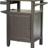 Durable Outdoor Grill Cart with Ample Storage and Wheels for BBQs and Gatherings