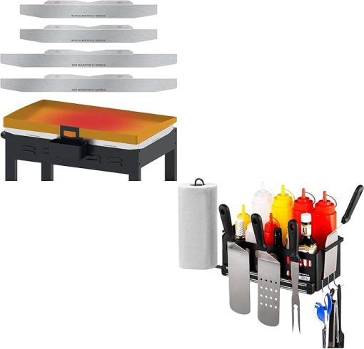 Griddle Caddy with Magnetic Tool Holder and Paper Paper for Blackstone Griddle Accessories blackstone wind guard 36 inch blackstone griddle accessories kit blackstone grillflat top griddle accessories - Image 2