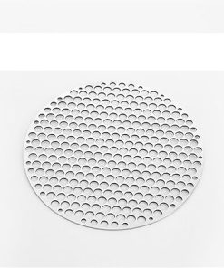 BBQ Grill Mesh Stainless Steel Round BBQ Net Grill Mesh Roast Nets Bacon Grill Tool Iron Nets Camping Barbecue Accessories Grid Rack Fish Grilling Basket