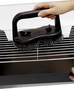 UPKOCH Multifunctional BBQ Cleaning Brush Durable Barbecue Grill Cleaner Tool Comfortable Grip for Easy Use for Home BBQ Cleaning 2