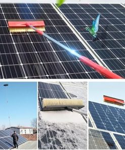 Solar Panel Cleaning Kit for Power Washer, Water Fed Brush with Extension Rod, Solar Cleaning Tools for Glass Cleaning, Photovoltaic Cleaner, Glass Cleaning Brush, Solar Panel Cleaning. 2