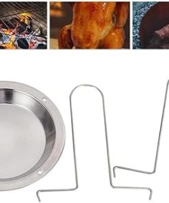 Charcoal Grills 2pcs Allergy-Proof Casserole Cover for Grill,Bowl Roast Chicken Rack,Barbecue Accessories,Tools, 2