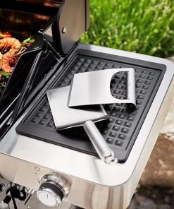 RÖSLE plancha Wide Spatula BBQ Spatula with Rounded Corners for Turning Meat and Vegetables, 18/10 Stainless Steel, Dishwasher Safe 2