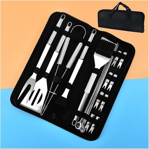 MaGiLL Accessories Kit Outdoor BBQ Tools Set Tools Griddle Accessories Set Stainless Steel Grill BBQ Spatula Kit - Image 2