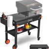 Traeger Grills BAC362 Folding Front Shelf – Steel Grill Accessory for Pro 22, Pro 575, and Ironwood 650, Ideal for Food Prep and Storage 3
