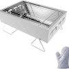 BBQ Grill Outdoor Charcoal grills BBQ Portable Outdoor Barbecue Home Kitchen BBQ Accessories Barbecue Grill Outdoor Travel Barbecue Tools Outdoor Barbecue 4