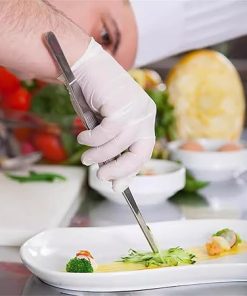 JSEIAJB Stainless Steel Food Clip Barbecue Clip Long Clip Cooking Clip Set 2