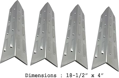 Replacement Stainless Steel Heat Plate for Wolf BBQ362BI-LP, BBQ362C, BBQ362C-LP, BBQ36BI, BBQ36BI-LP, BBQ36C, Gas Model 4Pack 2