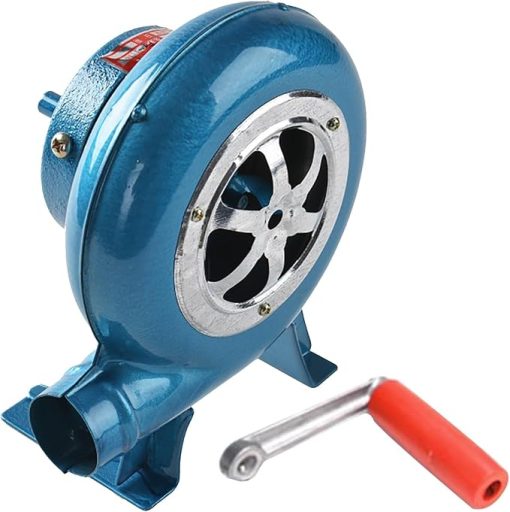 CRUSIO Barbecue Blower, Hand Crank Blacksmith Forge Blower, Charcoal Chimney Starter BBQ Fan, Outdoor Cooking Camping Picnic Accessories (Size : 200w)