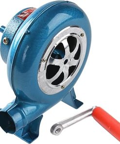 CRUSIO Barbecue Blower, Hand Crank Blacksmith Forge Blower, Charcoal Chimney Starter BBQ Fan, Outdoor Cooking Camping Picnic Accessories (Size : 300w)