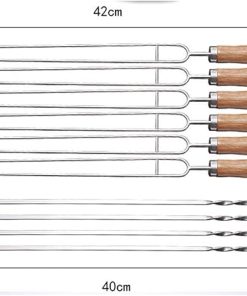 SEFAX Stainless Steel Camp Cooking Utensil Set & Outdoor Kitchen Gear-10 Piece Cookware Kit, Grill Accessories, Portable Compact Carry Bag for Travel, Picnics, RVs, Camping, BBQs, Parties 2