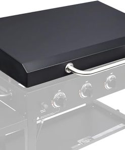 Grisun Griddle Lid for Blackstone 36" Griddle, Hinged Lid Hard Cover Hood, Powder-coated Steel Flat Top Lid for Blackstone 1554,1818,1825, 1841,1866, Grill Lid for Blackstone Accessories