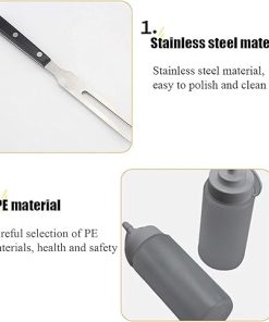BBQ Grill Tools Set,15 PCS Stainless Steel Griddle Accessories Kit for Outdoor BBQ, Kitchen, Teppanyaki and Camping Grilling Accessories 2