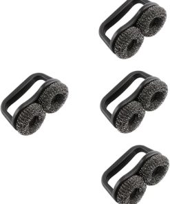 Toyvian Multifunctional BBQ Grill Cleaning Brush Durable and Comfortable Handle Cleaner for Home Grills BBQ Supplies Present for Family and Friends Effortless Cleaning