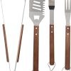 BBQ Grill Accessories Set, Stainless Steel Grilling Accessories for Outdoor Camping, with Storage Box Complete BBQ Tools for Camping 3