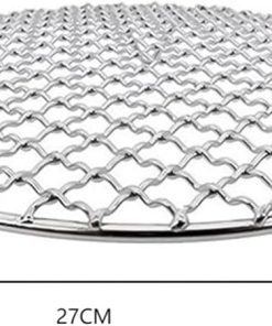 BBQ Grill Grate,outdoor barbecue net, Barbecue Grid，barbecue Grid for BBQ Accessories for Camping Grills, Charcoal Grills, Electric Gas Grills, Outdoor Grill Nets, Propane Grills(27cm) 2