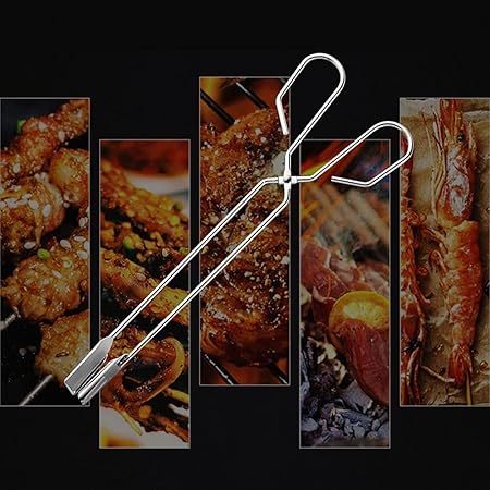 Cooking Tongs 1pc Stainless Steel Scissors Type Grilled Food Clip Barbecue Accessories Portable Tongs Outdoor Gadget Tongs 2 Cooking Tongs 1pc Stainless Steel Scissors Type Grilled Food Clip Barbecue Accessories Portable Tongs Outdoor Gadget Tongs - Image 2