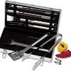 Chef-Master KTBQSS22 22 Piece Stainless Steel Barbeque Tool Set