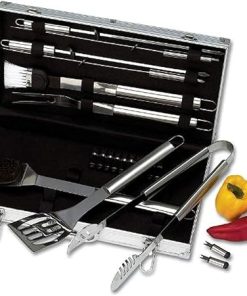 Chef-Master KTBQSS22 22 Piece Stainless Steel Barbeque Tool Set