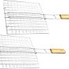 Round Grill Rack Wire Rack for Cooking Barbecue Tools Grilling Utensils Outdoor Portable Grill 4