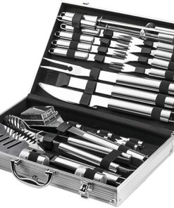 Barbecue Tool Set Aluminum Box Stainless Steel Household Skewers Combination Grill Outdoor BBQ