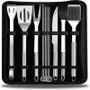 Barbecue Tool Sets 34Pcs BBQ Grill Tools Set Stainless Steel Grilling Accessories with Spatula Tongs Skewers for Barbecue Camping for Barbecue 3