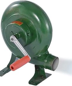 Hand Crank Blacksmith Forge Blower Iron Gear Popcorn Fan Manual Fan BBQ Air Blower With Hand Crank Tool For Camping Outdoor Flame Exciter(Size:350W,Color:One Color)
