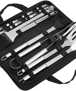 Barbecue Tools: 21 Pieces for Stainless Steel Outdoor Barbecue, Grill Tools, Kitchen Accessories, Kitchen Accessories