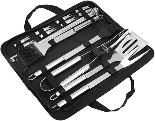 Barbecue Tools: 21 Pieces for Stainless Steel Outdoor Barbecue, Grill Tools, Kitchen Accessories, Kitchen Accessories
