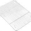 Outdoor BBQ Grill Accessory Kit Drain Pan Baking Tray Set Non-Stick Plate Perfect for Roasting