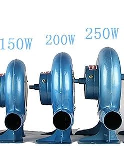 CRUSIO Barbecue Blower, Hand Crank Blacksmith Forge Blower, Charcoal Chimney Starter BBQ Fan, Outdoor Cooking Camping Picnic Accessories (Size : 200w) 2