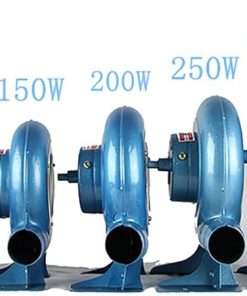 CRUSIO Barbecue Blower, Hand Crank Blacksmith Forge Blower, Charcoal Chimney Starter BBQ Fan, Outdoor Cooking Camping Picnic Accessories (Size : 300w) 2