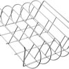 Stainless Steel Outdoor Grill with Wooden Handle Grill Basket Folding Dual Fish Hamburger Clip BBQ Net Picnic Tool 3
