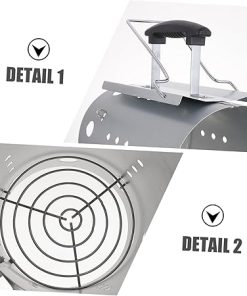 Outdoor BBQ Tool Fast Barrel Efficient Chimney Starter for Durable Heat Resistant Handle for Grilling and Camping 2