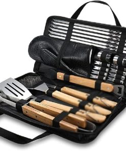 BBQ Tools Set BBQ Accessories String Pliers Shovel Brush Gloves Outdoor BBQ Utensils