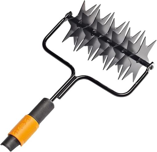 Fiskars 1000689 Aireador de césped, 30.5 x 20.5 x 10 cm, Standard