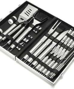 Stainless Steel Home Outdoor Barbecue Tool BBQ Aluminum Box Barbecue Shovel