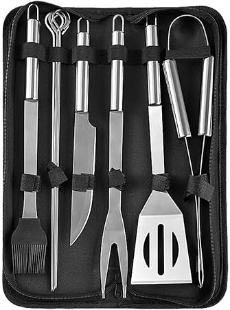 Set of Stainless Steel Camping BBQ Barbecue Accessories Set Set of Stainless Steel Camping BBQ Barbecue Accessories Set